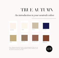 Autumn House Of Colour Outfits, Pretty Websites, Autumn Mute, Autumn True, House Of Colour, Autumn House, Color Palette Interior Design, True Autumn, Autumn Palette