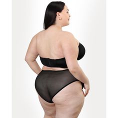 Elevate your everyday comfort with the Curvy Couture Women's Plus Size Sheer Mesh High Cut Brief Panty. This three-pack set in classic black offers a blend of elegance and practicality, tailored specifically for plus-size figures.

- Material: Sheer, stretchable mesh fabric
- Size: XXL
- Color: Black
- Gender: Female
- Age Group: Adult

These panties are designed with a high-cut style that enhances your curves while providing superior comfort and breathability. The lightweight, airy mesh fabric Club Outfits For Women, Stretch Mesh Fabric, Perfect Bra, High Leg, Club Outfits, Sheer Fabrics, High Cut, Cut And Style, Mesh Fabric