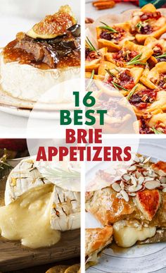 Indulge in the creamy goodness of brie with these irresistible brie appetizers! From Baked Brie with honey and nuts, Puff Pastry Brie Bites, Cranberry Brie Bites & Fig and Brie Appetizers, these easy-to-make finger foods & snacks are perfect for holiday gatherings. Whether you're hosting a Christmas party, a cozy dinner, need a delicious snack or Super Bowl Appetizers, get brie appetizer ideas - Christmas Appetizers to impress. #BrieAppetizers #Brie #PartyFood #Appetizers #christmas Cranberry Orange Brie Bites, Brie Hot Honey Appetizer, Fig And Brie Bites, Brie Jam Appetizer, Mini Baked Brie In Puff Pastry, Baked Brie Appetizer Recipes, Brie And Bread Appetizer, Baked Brie In Brie Baker, Baker Brie Recipe