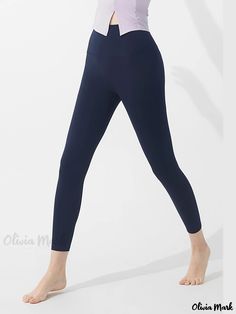 Olivia Mark - Thick Winter Warm Slimming Leggings, Casual Sports High Waist Elastic Fashion Bottoms Leggings, Women's Clothing Belly Support, Fashion Bottoms, Leggings Casual, Olivia Mark, Warm Winter, High Waist, Women's Clothing, High Waisted, Leggings