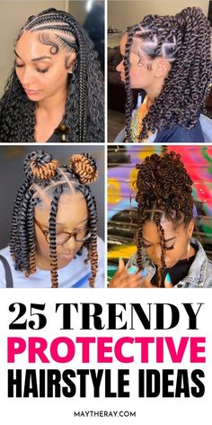 Braids For Short Hair Black Women Protective Styles, Protective Hairstyles For Black Women, Quick Black Hairstyles, Quick Braid Styles, July Hairstyles, Braided Braids, Easy Braid Styles, Headband Ideas, Braid Headband