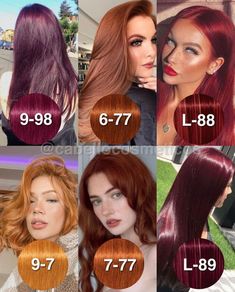 Red Velvet Hair Dye, Igora Royal Red Formulas, Type Of Red Hair Color, Red Hair Swatches, Annabelle Joy Hooper Hair, Igora Reds, Cool Tone Red Hair Pale Skin, Hi Color Loreal Red Dark Hair