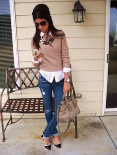 28 Amazing Street Style Combinations for Fall Wardrobe Outfits, Outfits Casuales, Fashion Clothes, Smart Casual