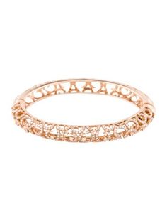 14K Rose Gold Diamond Bangle Bracelet, Diamond Bangles Bracelet, Cartier Jewelry, Diamond Bangle, Christian Louboutin Shoes, Vintage Tags, Bangle Bracelet, Accessories Shop, Shop Necklaces