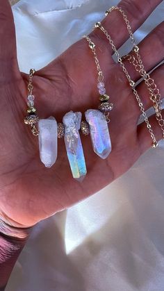 Spiritual Goddess, Tusk Pendant, Waist Jewelry, Crystal Rainbow, Angel Aura Quartz, Angel Aura, Belly Chain, Waist Chain, Aura Quartz