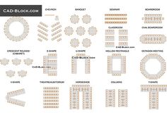 the floor plan for an apartment building with several different types of seating and tables in it