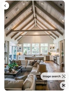 a living room filled with furniture and lots of windows