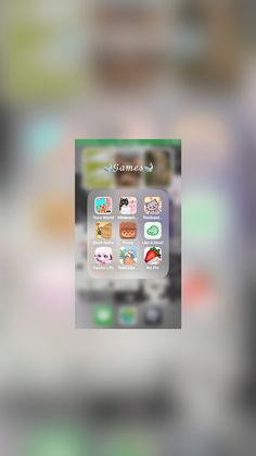 an iphone screen with several different icons on it