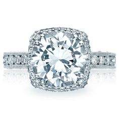 tacori ht2007rd engagement ring with diamond accents on the band