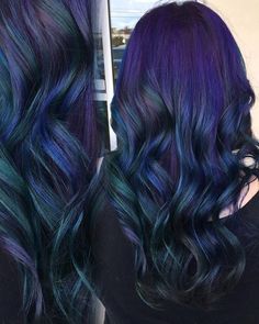 Mermaid Hair Brunette, Hair Brunette, Awesome Hair, Bright Hair, Colorful Hair