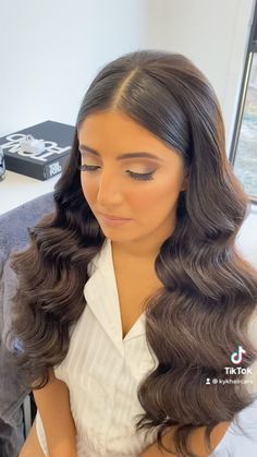 Prom Hair Styles, Bridal Waves, Waves Tutorial, Formal Hairstyles For Long Hair, Curls For Long Hair, Ball Hairstyles