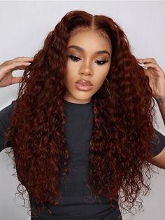 Brown Water Wave Wig, Water Wave Wig, Brown Water, U Part Wig, Wave Wig, Sensitive People, Ombre Wigs, Colored Wigs, Body Wave Wig