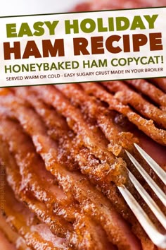 this easy copycat honeybaked ham recipe is perfect for the holidays