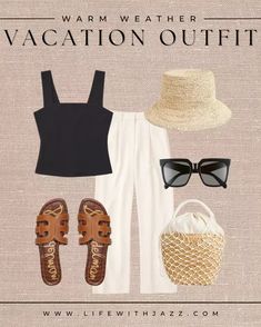 Classic Vacation Outfits, Minimal Vacation Outfits, Mediterranean Vacation Outfits, Resort Casual Attire Women, Italian Style Dress, Italian Summer Style, Spring Summer Capsule Wardrobe, Summer Vacation Outfits, Europe Outfits