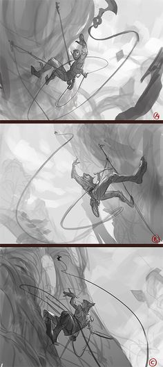 ArtStation - Tajuru snarecaster, Rudy Siswanto Figure In Perspective, Drawing Examples, Splash Art, Perspective Art, Concept Art Character, Concept Art Drawing, Digital Painting Tutorials, Figure Drawing Reference