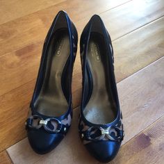 Never Worn Shoes With Lovely Detailing On The Toe! Heel Height Is 3.5 -4 Inches No Platform. Taffy, Coach Shoes, Heel Pumps, High Heel Pumps, Pumps Heels, Shoes Women Heels, High Heel, Heel Height, Shoes Heels