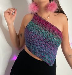 BUY 2 GET 1 FREE ON ALL CROCHET PATTERNS! Add any 3 patterns to your cart and the discount will be automatically applied at the checkout. This is my new personal favourite! My new asymmetric party top pattern is super simple, suitable for beginners and can be whipped up in less than 2 hours - what more could you want? All of the details for sizing up/down to your own measurements are included. All you need is some of your favourite yarn, a hook and you're good to go! Shop all of my patterns and crochet hooks here. Everything you need to know is in the PDF, and will be available for instant download upon purchase - what are you waiting for? Please credit/tag me @hookedbylou in your creations so I can see how you got on! Trendy Spring Party Crochet Top, Trendy Fitted Crochet Top For Party, Fitted Crochet Crop Top For Party, Sleeveless Crochet Crop Top For Party, Crochet Party, Buy 2 Get 1 Free, Top Pattern, Super Simple, All You Need Is