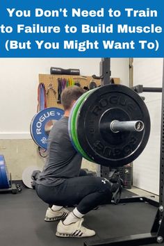 There are a lot of opinions and ancedotes about if you should train to failure when lifting weights. The science says you don't have to, but it could be beneficial. Let us clear it up for you - click through to read the full breakdown. Gym Bro, Heavy Weight Lifting, Heavy Weights, Building Muscle, Lifting Weights, Lift Heavy, Weight Training, The Science