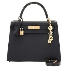 Hermes Kelly 28 Black Epsom Gold Hardware Shoulder Bag Z Stamp, 2021  | eBay High-end Black Shoulder Bag With Lock, High-end Travel Shoulder Bag With Lock, Luxury Shoulder Bag With Lock, Luxury Double Handle Shoulder Bag With Lock, Light Luxury Black Bag With Branded Hardware, High-end Evening Bags With Lock, Formal Crossbody Bag With Lock, Modern Travel Shoulder Bag With Lock, Modern Travel Bag With Lock