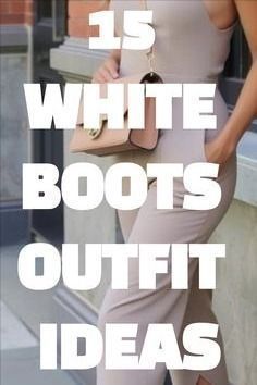 White Boots Outfit Winter, Flat Ankle Boots Outfit, White Booties Outfit Fall, Outfits With White Boots, White Booties Outfit, Booties Outfit Fall, Boots Outfit Ideas, White Boots Outfit, Winter Boots Outfits