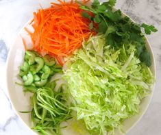 chopped carrots, celery and snap peas on a plate