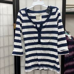 2 Abercrombie Kids Striped Shirts With Cuffed Sleeves Brand New With Tags. Cute Striped Tops For Fall, Cute Striped Fall Tops, Cute Striped Cotton Tops, Striped Shirts, Teen Top, Abercrombie Kids, Teen Girls, Cuff Sleeves, Striped Shirt