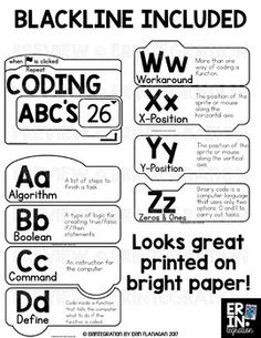 a poster with different types of words and numbers on it, including the letter y