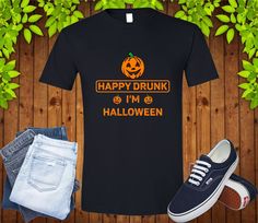 WELCOME TO EMOY STORE DESIGN Happy Drunk I'm Halloween T Shirt - Halloween Drinking T Shirs | Halloween Costume Presents | Men Halloween | Party Tshirts | Drinking Shirt SOFT STYLE %100 COTTON HAND MADE   Description   ---How To Order ---   1-) Please, check and review all photos   2-) Choose your t-shirt size and color   *Different styles of shirts may have different shades of same color choice due to different manufacturer brands. *For this reason, we recommend you to match shirts from the sam Men Halloween, Halloween T Shirts, Halloween Drinks, Drinking Shirts, Halloween T Shirt, Costume Halloween, Halloween Tshirts, Soft Style, Store Design