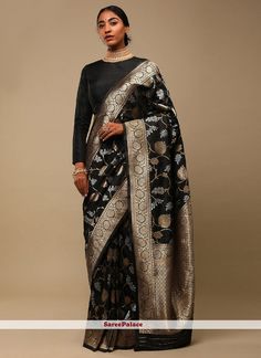 Contemporary Saree, Trendy Saree, Navy Blue Art, Sarees Collection, Net Saree, Trendy Sarees, Readymade Blouse