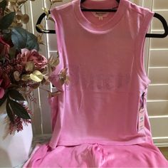 This Pajama Is New And Comes From A Smoke Free Home Juicy Couture Pjs, Juicy Couture Sleepwear, Pink Juicy Couture Track Suit, Juicy Couture Pink Tracksuit, Vintage Juicy Couture Tracksuit Pink, Juicy Couture, Women's Intimates, Pajama Pants, Pants Set