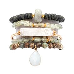 PRICES MAY VARY. [ 5 Pcs Natural Stone Beaded Bracelets Set ]:Made of 100% Natural Stone, Turquoise, Jasper, Agate,etc. High quality beads, Crystal and Gemstone which are high quality materials,Smooth and comfortable. With stone pendant decorated, making the bracelet both vintage and fashionable.Bohemian bracelets sets are threaded with strong elastic string. Durable and flexible.With 5 individual single loop bracelets, you can choose to wear one or several to wear. Recommand Wrist Size：16-18cm/6.3-7.09inch,All stones are natural,the shape and color maybe various depending on their natural texture.The stretch beads bracelets are suitable for most women and men. [ Energy Healing Stone Beaded ]: Chakras bracelet made of natural healing stones bead which can gives you deep sense of positive e Loop Bracelets, Agate Crafts, Boho Beaded Bracelets, Chakras Bracelet, Stone Beaded Bracelets, Bracelets Sets, Handmade Beaded Bracelets, Bracelets Bangle, Diy Shop