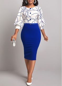 Color:Dark Blue;Size:S;Size:M;Size:L;Size:XL;Size:XXL;Package Contents:1 X Dress , 1 X Belt;Occasion:Holiday; Maximal Style, Black Work Dresses, Casual Office Attire, Casual Work Attire, Elegant Bodycon Dress, Blue Bodycon Dress, Neck Bodycon Dress, Professional Attire, Casual Work