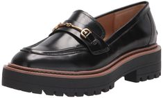 PRICES MAY VARY. Sam Edelman Laurs Fashion Loafer Toe Style: Round With elevated chunky soles and vintage vibes, Laurs is the most sophisticated loafer of the season. Pair with pantsuit or a pencil skirt for maximum class. Chunky Black Loafers, Loafers Chunky, Comfortable Loafers, Loafer Style, Business Suits, Driving Loafers, Platform Loafers, Black Loafers, Women's Loafers