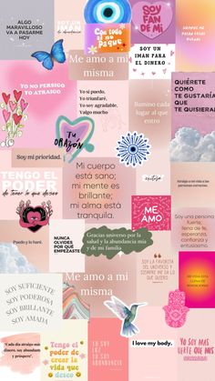 Vision Board Collage, Vision Board Examples, Healing Books, Chakra Affirmations, Some Good Quotes, Funny Iphone Wallpaper, Visual Board, Bullet Journal School, Spirituality Energy