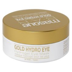 This 30 day supply of Masque Bar Gold Hydro Eye Hydrogel Eye Mask is enriched with Gold and Snail Extract that helps to reduce the appearance of dark circles and has a brightening effect. The 24K gold provides powerful anti-aging benefits, helps firm, lift and calm the appearance of skin while providing an opulent glow. The Snal Extract provides smoothing of wrinkles and brightens the colour of the skin around the eyes. Gel Eye Patches, Charcoal Cleanser, Exfoliating Pads, Hand Mask, Dark Circles Under Eyes, Eye Patches, Blue Foil, Cleansing Wipes, Licorice Root Extract