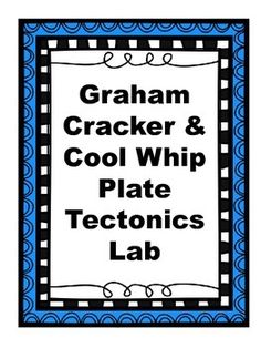 graham cracker and cool whip plate electronics lab sign with the words graham cracker and cool whip plate electronics lab