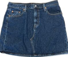 Levi Strauss, Denim Skirt, Levi's, Color Blue, Skirt, Women Shopping, Blue, Color