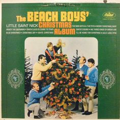 the beach boys'christmas album is in its original box, and it has an image of