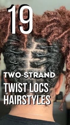 Keep your locs looking fresh and stylish with these 19 two-strand twist locs hairstyles! These versatile styles will protect your hair while allowing you to experiment with different looks, from everyday styles to special occasions. Twisted Locs Hairstyles For Women, Small Starter Locs Styles, Easy Two Strand Twist Natural Hairstyles, Loc Styles For The Beach, 2 Strand Twist Ponytail, Small Two Strand Twist Starter Locs, Two Strand Twist Hairstyles Locs, Two Strand Twist Loc Styles, Twist Locs Hairstyles