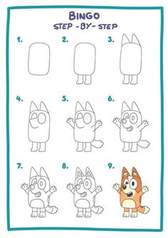 step by step instructions for how to draw a cartoon cat