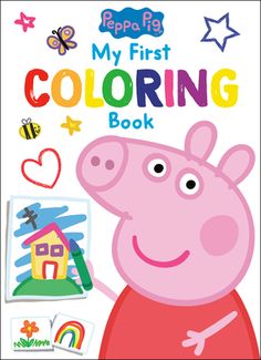 Coloring fun that's perfect for Peppa Pig's youngest fans. Join Peppa Pig, George Pig, Suzy Sheep, and all their friends for a coloring adventure! With nearly 200 pages of big, bold Peppa Pig pictures to color, this book will provide boys and girls ages 2-5 with hours of entertainment. Peppa Pig is a loveable little piggy who lives with her younger brother, George, Mummy Pig, and Daddy Pig. Peppa loves playing games, dressing up, visiting exciting places, and making new friends--but her absolute Daddy Pig Peppa, Peppa Pig Pictures, Mummy Pig, Peppa Pig George, Pig Pictures, Margaret Wise Brown, Pictures To Color, George Pig, Kids Activity Books