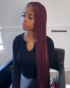 Bra Length Knotless Braids, Knotless Medium, Regular Braids, Dramatic Edges, Black Hair Protective Styles, Braids Boxbraids, Braided Hairstyle