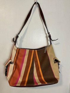 Cute vintage Preston & York purse/handbag in fall colors. Just very light wear.See photos for details, condition and size.  Super cute for  your fall wardrobe! Retro Brown Hobo Bag In Tote Shape, Vintage Tote Shoulder Bag For Fall, Retro Brown Hobo Bag For Shopping, Vintage Multicolor Satchel For Everyday, Vintage Multicolor Everyday Satchel, Vintage Orange Shoulder Bag For Shopping, Vintage Pre-owned Shoulder Bag For Shopping, Vintage Orange Rectangular Shoulder Bag, Vintage Brown Shoulder Bag With Snap Closure