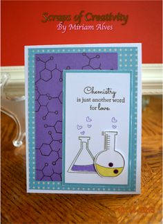 a card that has some type of science on it