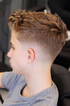 Cool Kids Haircuts, Teenage Haircuts, Boys Fade Haircut, Teen Haircuts, Boy Haircuts Short, Cool Boys Haircuts