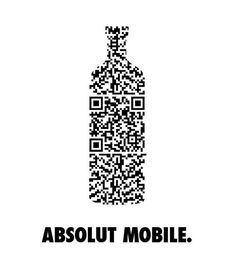 an image of a bottle with the text about mobile phone usage and qr code