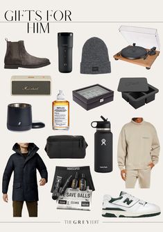 the grey edit blog-holiday gift guide-gifts for him Luxury Gifts For Boyfriend, Birthday Gifts For Boyfriend Diy Cheap, Christmas Gifts For Him Men, Mens Wishlist, Men’s Christmas Gift Ideas, Gift Ideas For Women Diy, Men Wishlist, Men’s Gift Guide, Men’s Gift Ideas