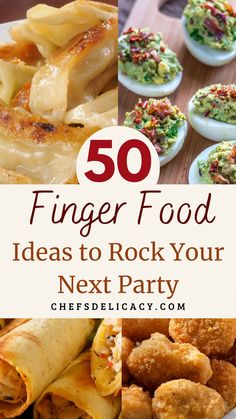 finger food ideas to rock your next party