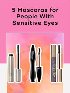 Sensitive Eyes Mascara, Make Up For Sensitive Eyes, Best Mascara For Sensitive Eyes, Sensitive Eye Makeup, Makeup For Sensitive Eyes, Mascara For Sensitive Eyes, Hypoallergenic Mascara