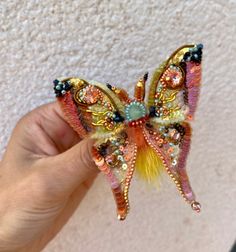 Handmade Elegant Butterfly Brooches, Elegant Handmade Butterfly Brooches, Handmade Christmas Presents, Luxury Handmade Bohemian Brooches, Deco Boho, Cicada Brooch, Moth Brooch, Beaded Beetle Brooch, Purse Making